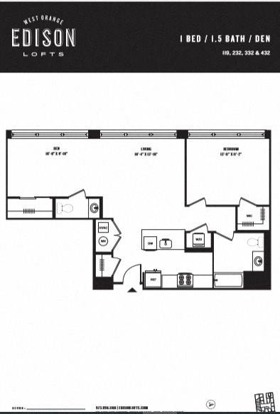 a floor plan of a bedroom apartment